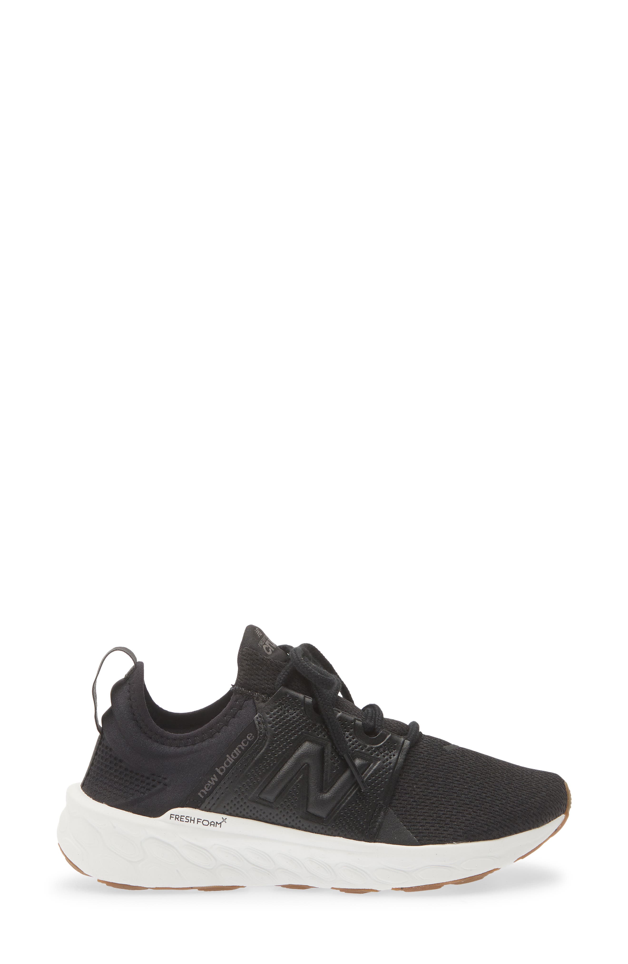 Fresh Foam Cruz Running Shoe, Alternate, color, BLACK/ BLACK