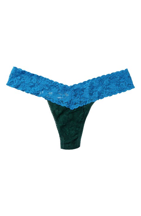Signature Lace Low Rise Thong