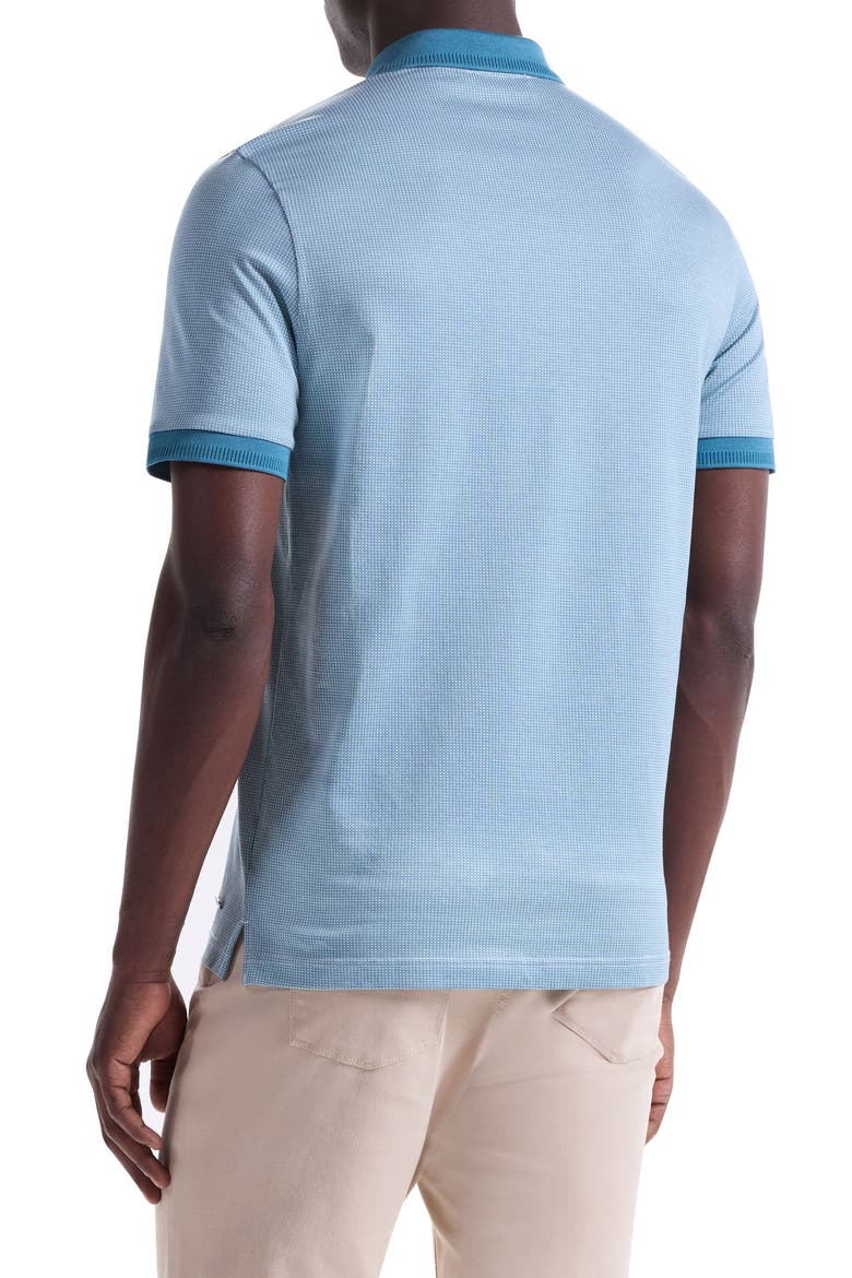 Quarter Zip Polo, Alternate, color, TEAL