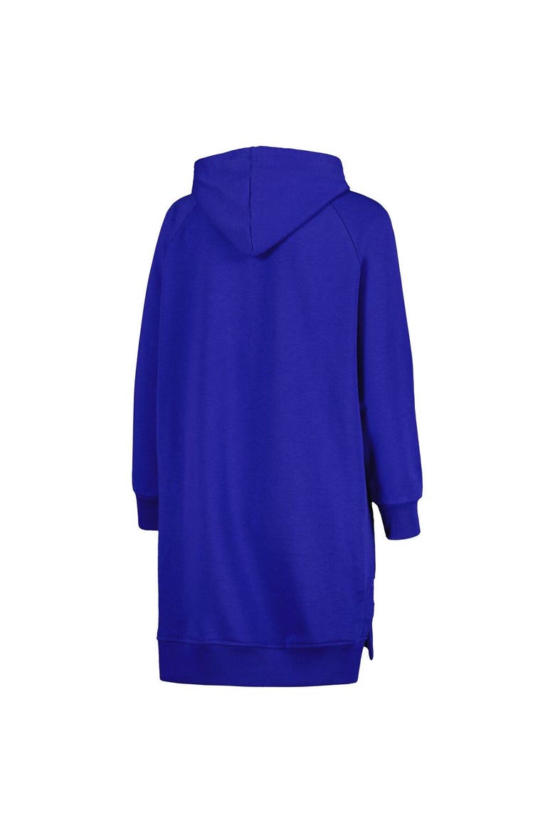 Women's Gameday Couture Royal Kentucky Wildcats Take a Knee Raglan Hooded Sweatshirt Dress, Alternate, color, Royal
