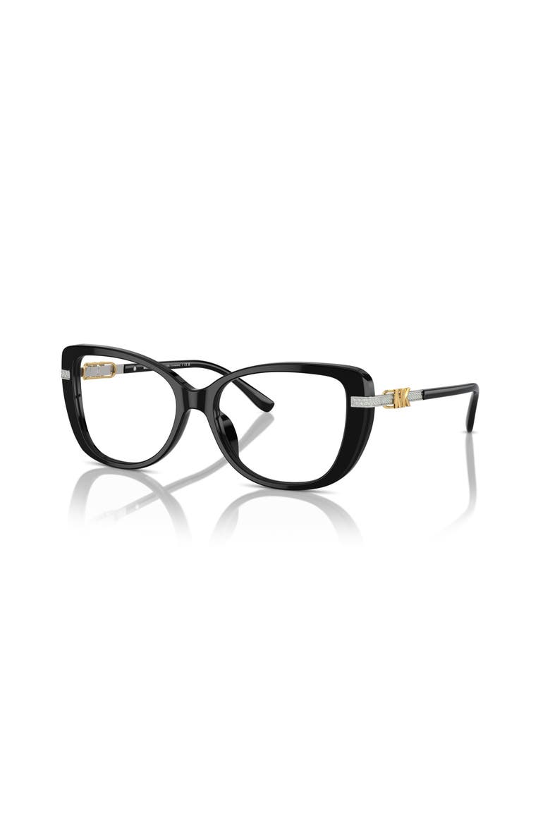 54mm Cat Eye optical glasses, Main, color, Black