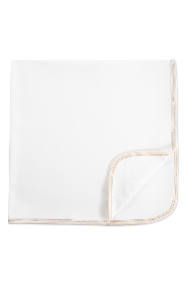 Little Me Jungle Embroidered Baby Blanket, Alternate, color, White