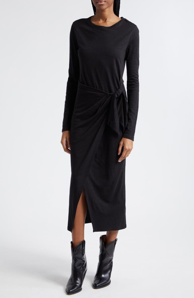 Isabel Marant Étoile Lisy Long Sleeve Knit Dress, Alternate, color, 