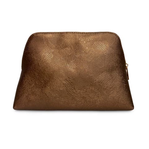 Metallic Ember Cosmetic Makeup Bag