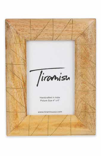 Wood & Brass Picture Frame