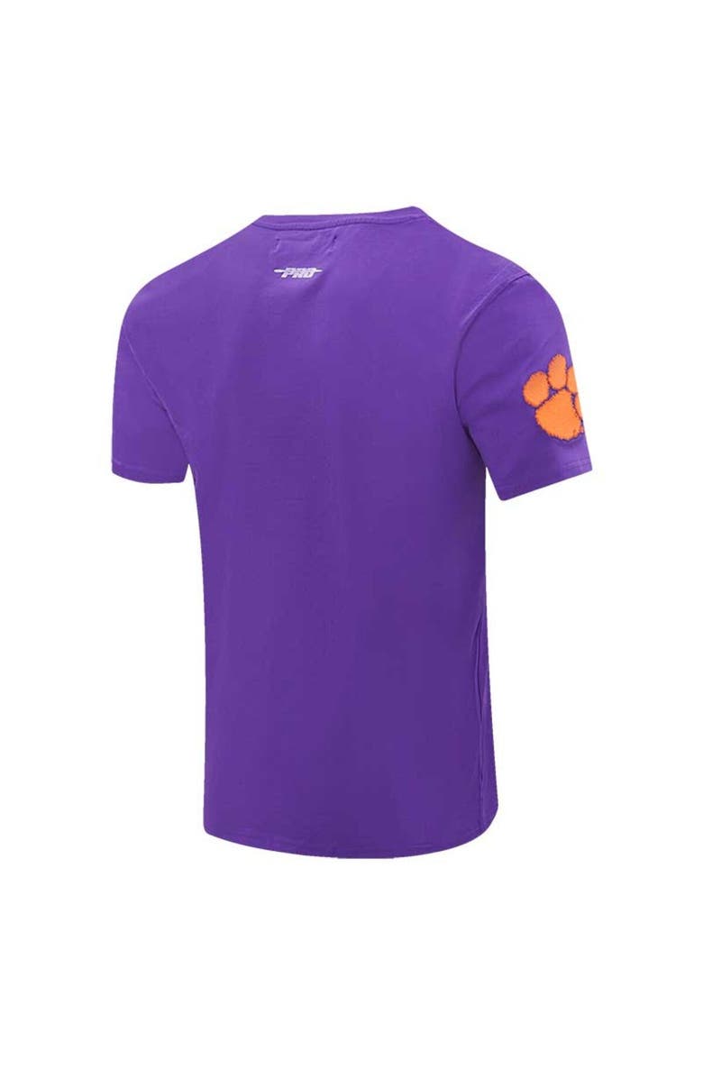 PRO STANDARD Men's Pro Standard Purple Clemson Tigers Classic Stacked Logo T-Shirt, Alternate, color, Purple