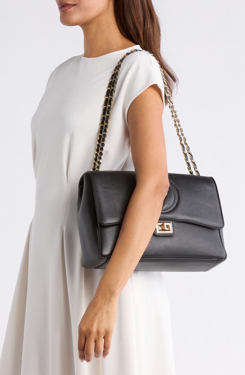 VALENTINO BY MARIO VALENTINO Posh Signature Shoulder Bag, Alternate, color, Black