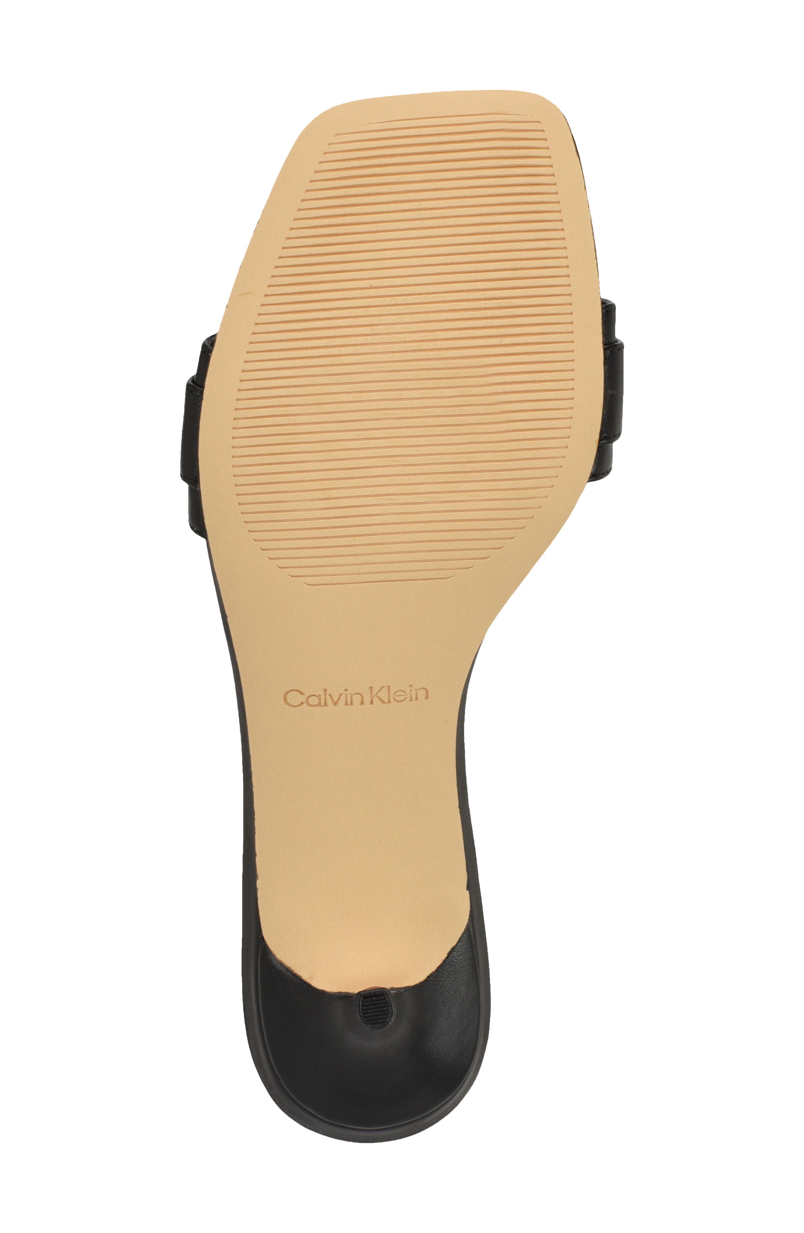 Calvin Klein Neveena Kitten Heel Sandal, Alternate, color, Black