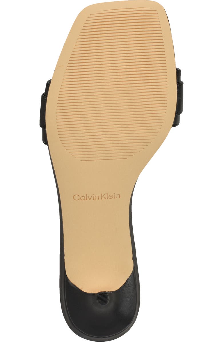 Calvin Klein Neveena Kitten Heel Sandal, Alternate, color, Black