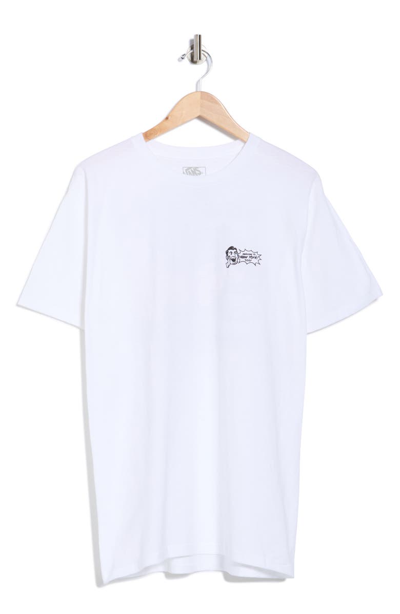 Vans Cabbie Cotton Graphic T-Shirt, Alternate, color, White
