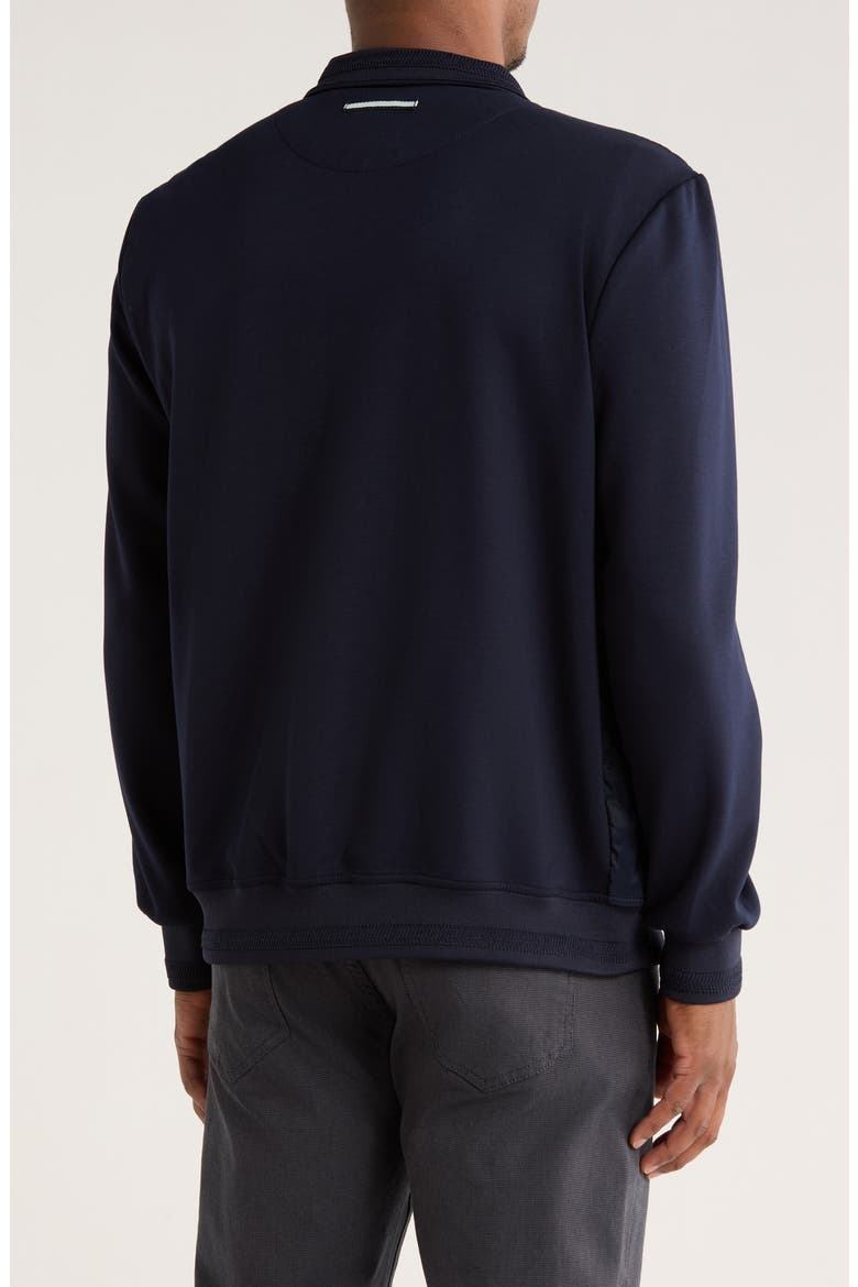 Zigzag Quilted Jacket, Alternate, color, NAVY