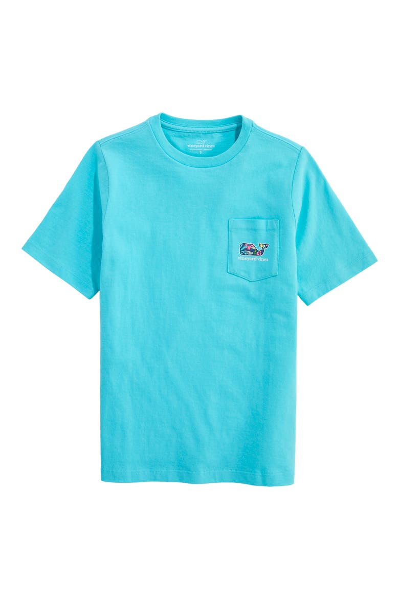 Kids' Florita Palms Cotton Graphic T-Shirt, Main, color, TURQUOISE