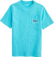vineyard vines Kids' Florita Palm Pocket Graphic T-Shirt