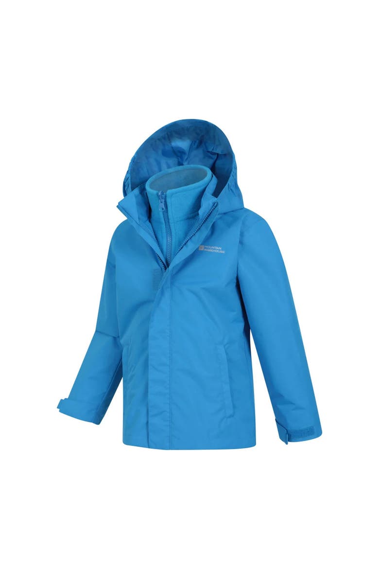 Childrens/Kids Fell 3 in 1 Water Resistant Jacket, Alternate, color, Bright Blue