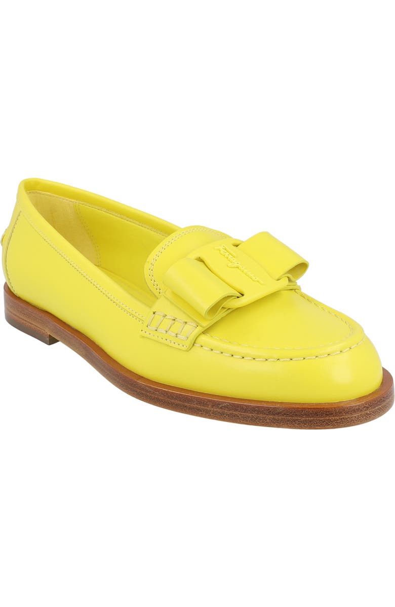 FERRAGAMO Vivaldo Bow Loafer, Main, color,