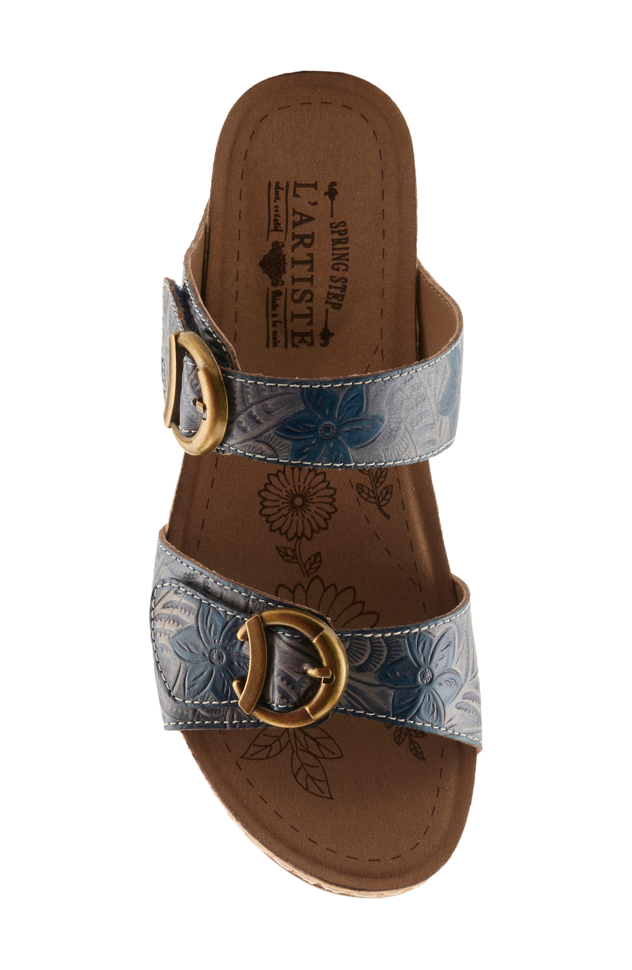 L'Artiste by Spring Step The Brassring Platform Wedge Sandal, Alternate, color, 