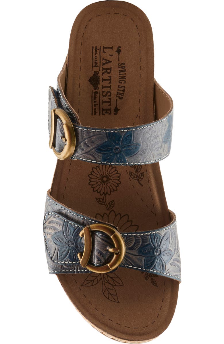 L'Artiste by Spring Step The Brassring Platform Wedge Sandal, Alternate, color,