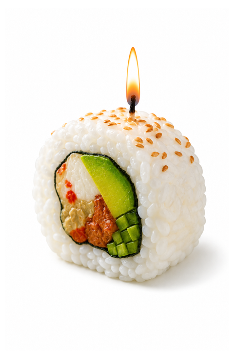 California Roll Sushi Candle