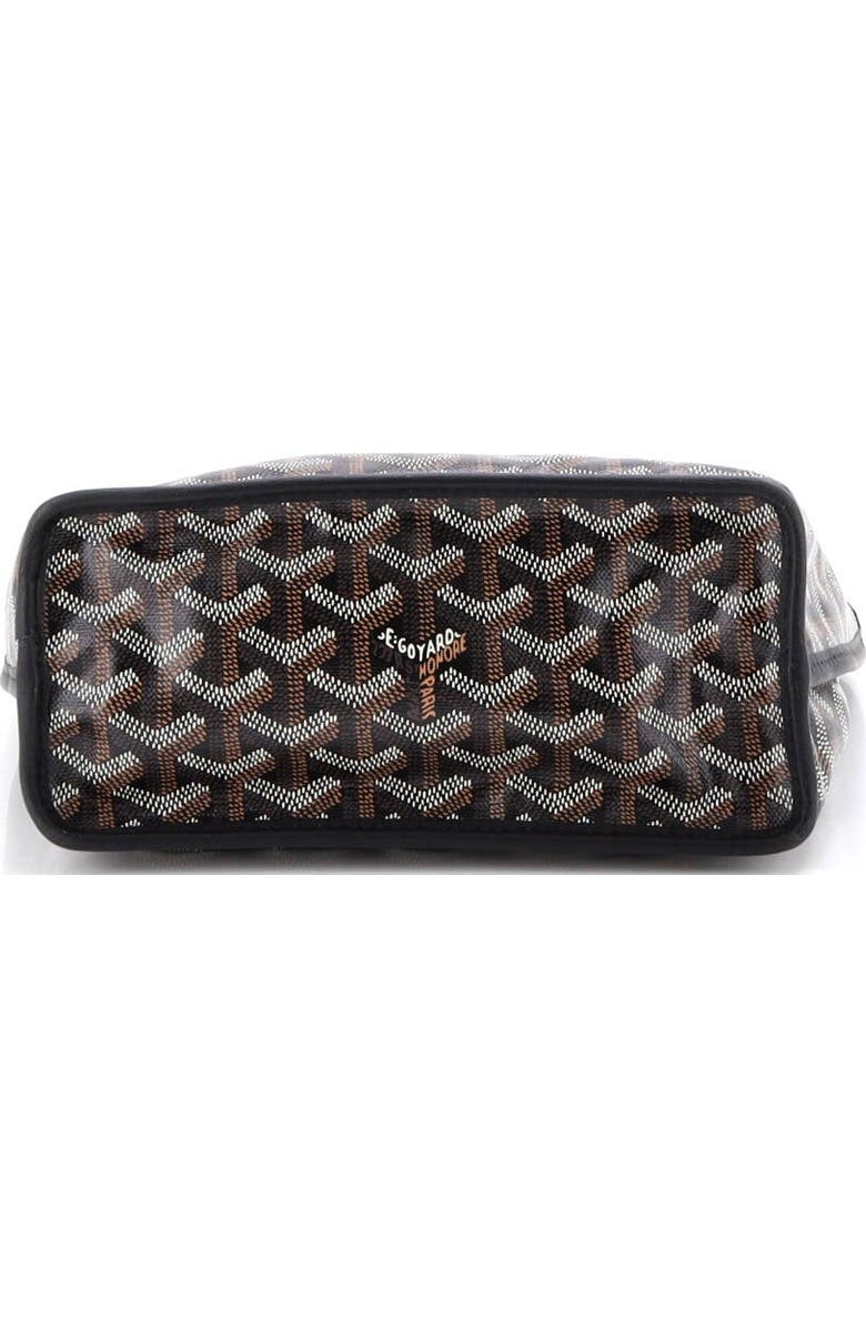 Pre-Owned Goyard Anjou Reversible Tote Coated Canvas Mini, Alternate, color, Black