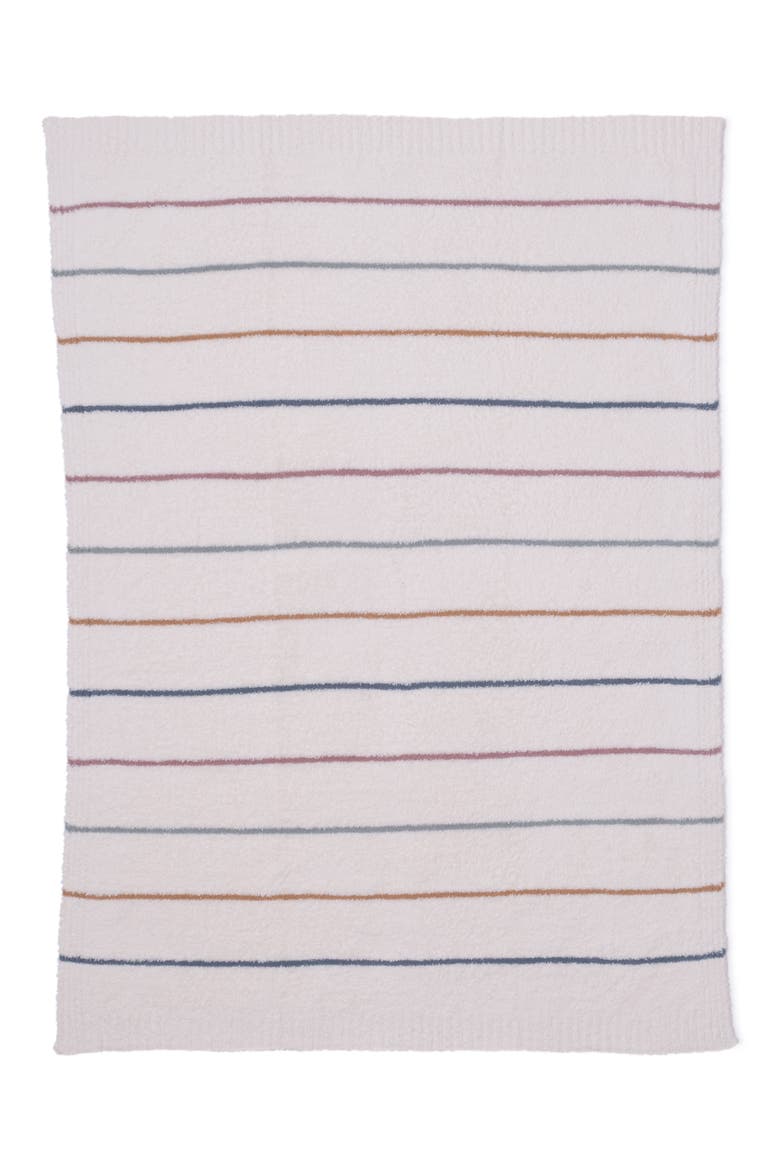 CozyChic® Rainbow Stripe Throw Blanket, Alternate, color, CREAM MULTI