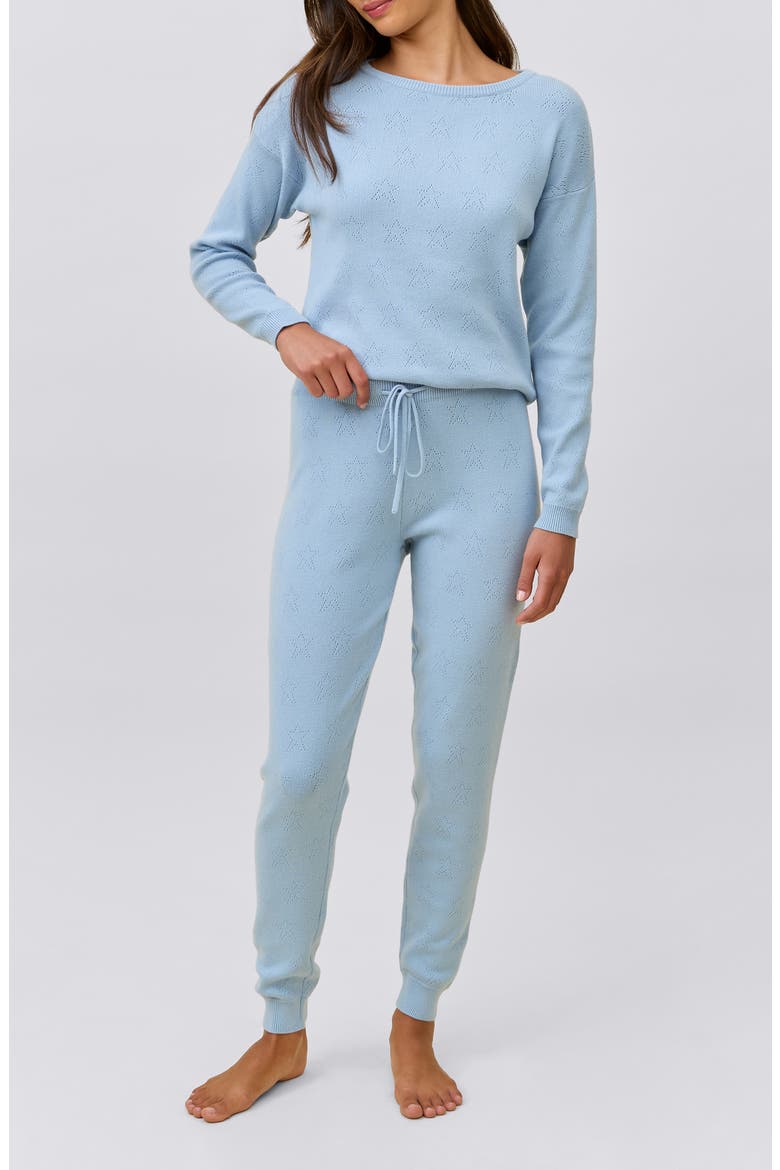 Pointelle Pajamas, Alternate, color, WINTER BLUE
