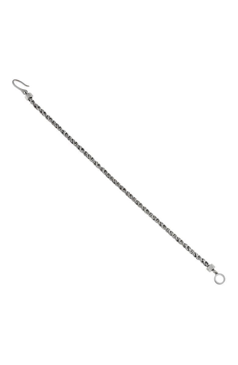 AllSaints Men's Rope Chain Bracelet, Alternate, color, 