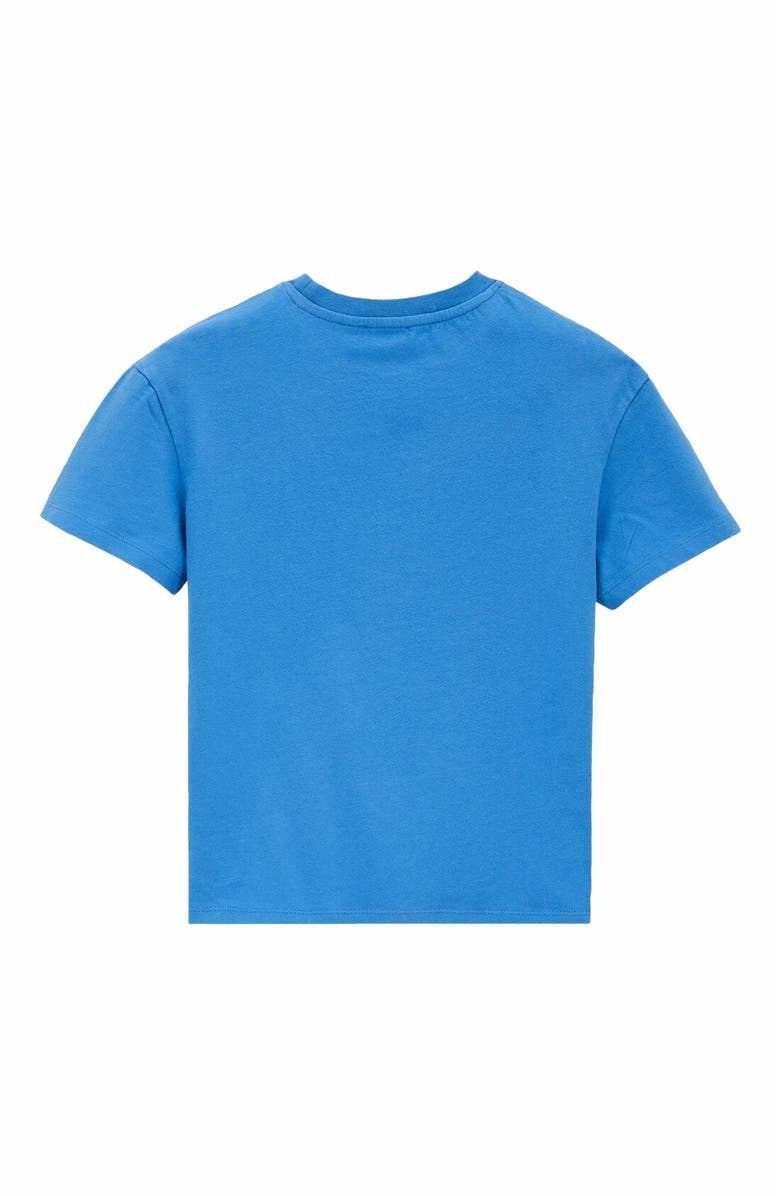 Vilebrequin Kids' Organic Cotton Tahiti Turtles T-Shirt, Alternate, color, Ocean