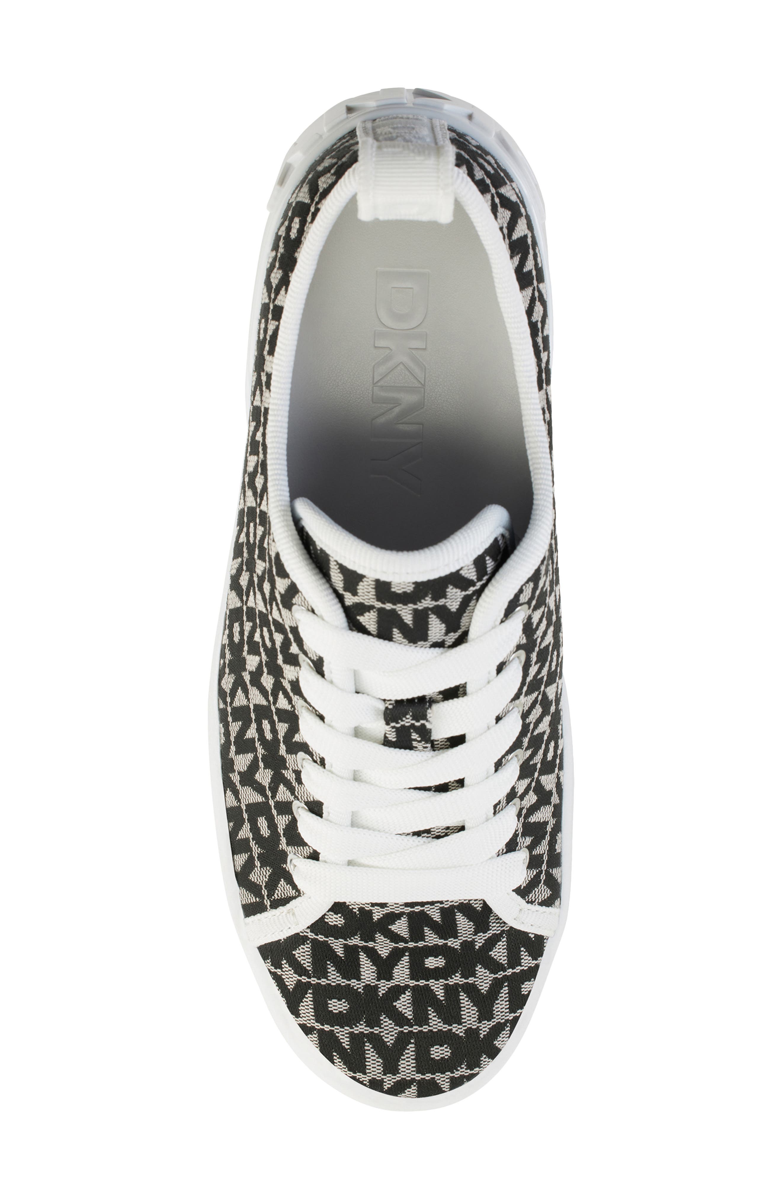 DKNY Mar Sneaker, Alternate, color, White/ Black