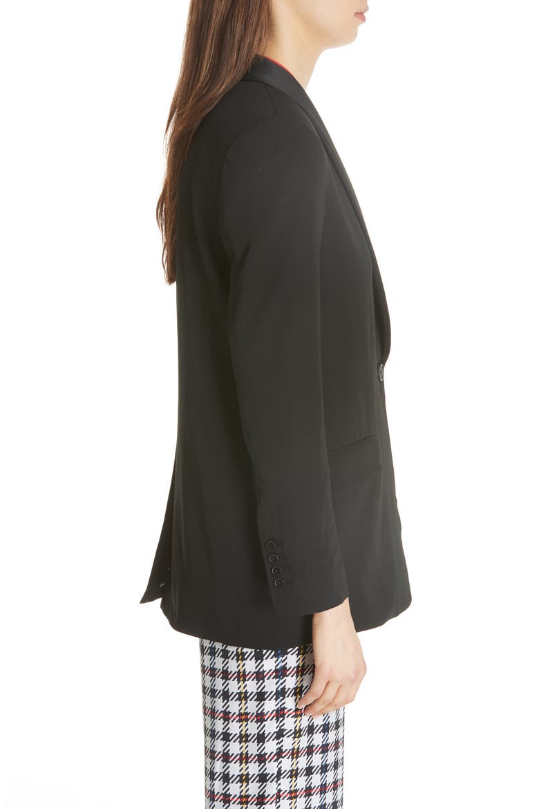 Quincy Shawl Collar Blazer, Alternate, color, TRUE BLACK