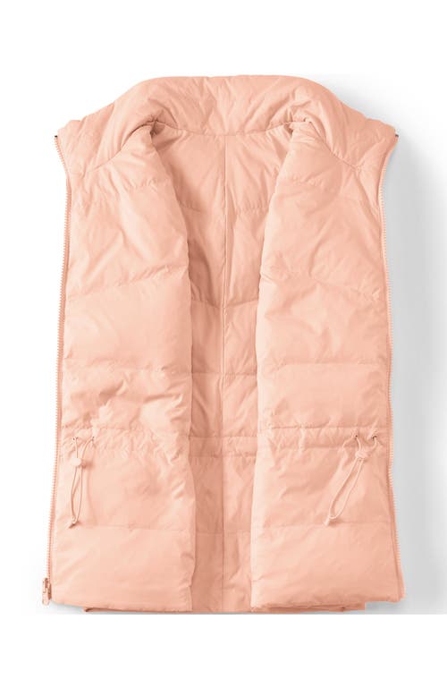 LANDS' END LANDS' END PLUS SIZE WANDERWEIGHT REVERSIBLE PACKABLE DOWN VEST