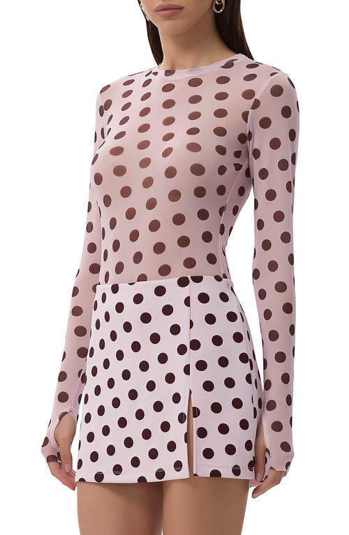 AFRM AFRM KAYLEE LONG SLEEVE MESH TOP 