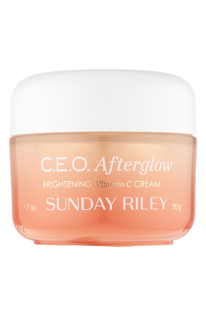Sunday Riley C.E.O. Afterglow Brightening Vitamin C Cream, Main, color, 