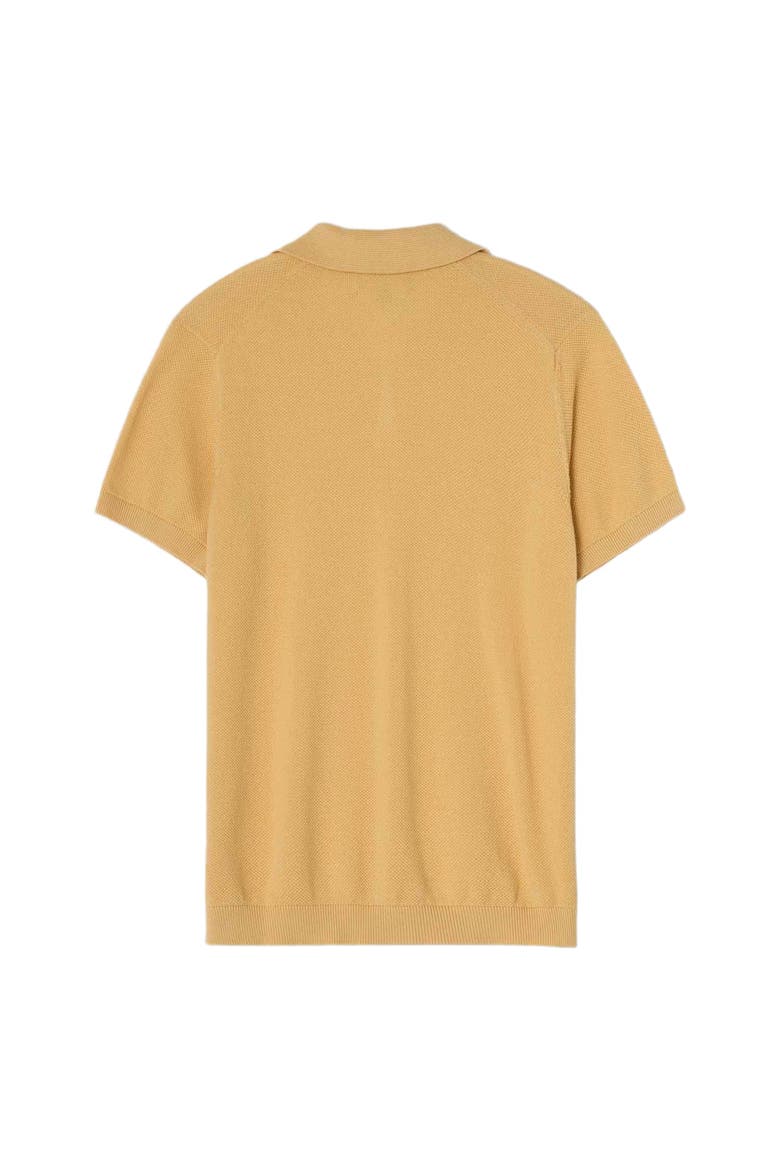 Randall Cotton Cashmere Johnny Collar Sweater, Alternate, color, Yellow