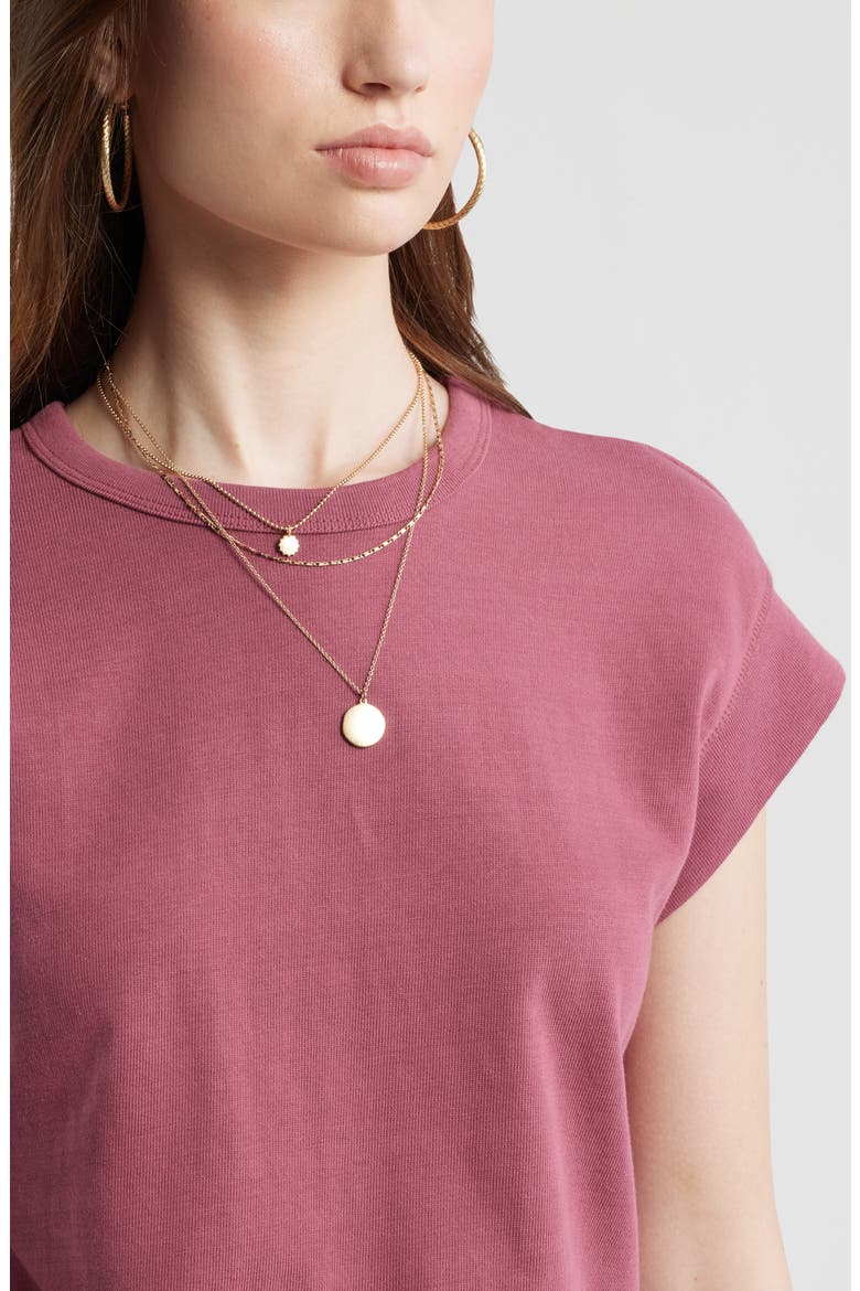 Drop Shoulder T-Shirt, Alternate, color, BURGUNDY MAROON