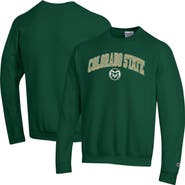 Champion Men's Champion Green Colorado State Rams Arch Over Logo Pullover Sweatshirt