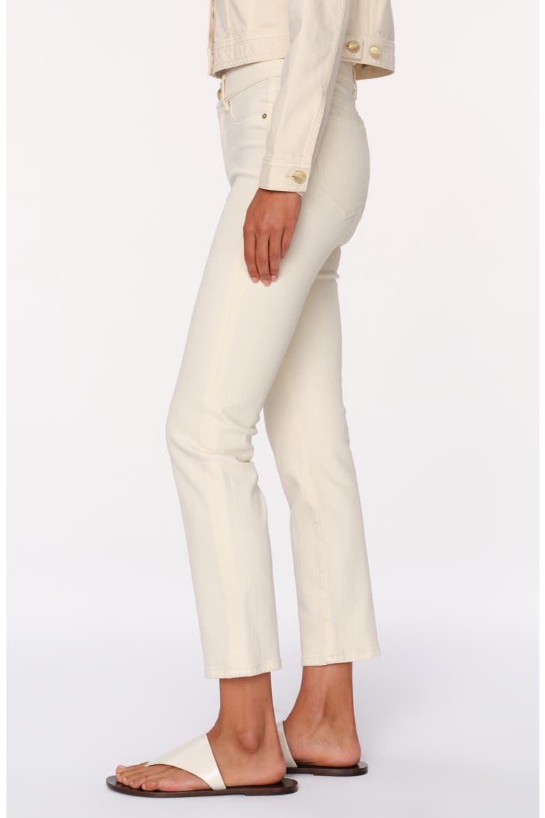Mara Straight Instasculpt™ Mid Rise Jeans, Alternate, color, ECRU DL AIRBRUSHED