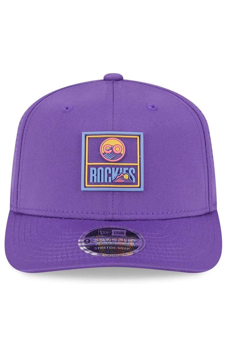 Men's New Era Purple Colorado Rockies 2025 City Connect Fan Pack 9SEVENTY Adjustable Hat, Alternate, color, Purple
