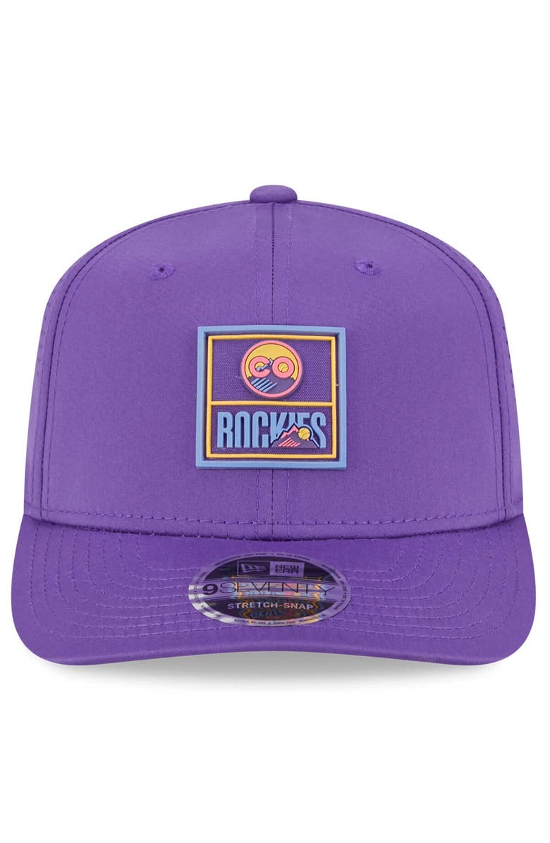 New Era Men's New Era Purple Colorado Rockies 2025 City Connect Fan Pack 9SEVENTY Adjustable Hat, Alternate, color, Purple