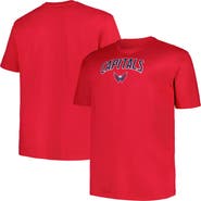 PROFILE Men's Profile Red Washington Capitals Big & Tall Arch Over Logo T-Shirt