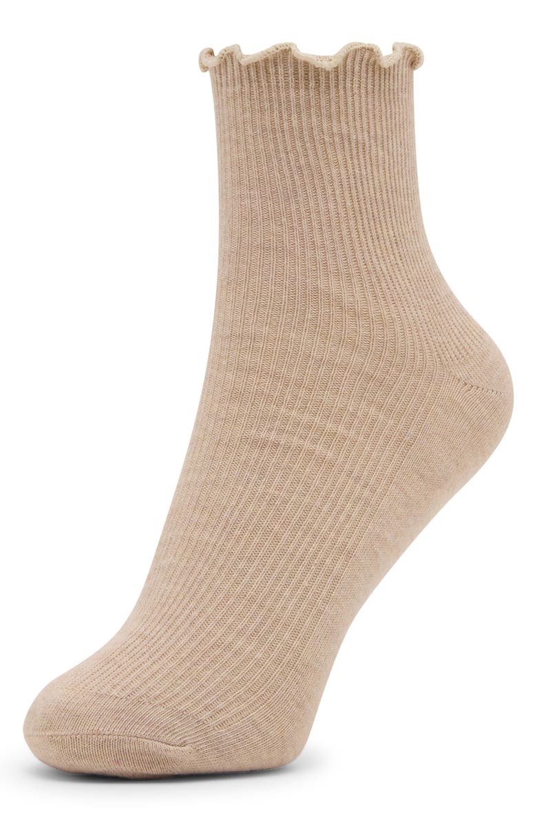 Steve Madden 5-Pack Lettuce Edge Crew Socks, Alternate, color,