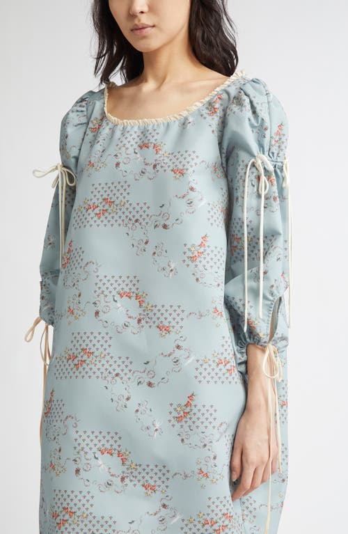 MERUERT TOLEGEN MERUERT TOLEGEN FLORAL PRINT TAFFETA MINIDRESS 