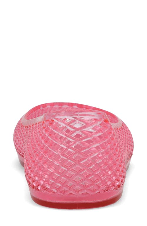 Mia Gelina Jelly Flat In Pink