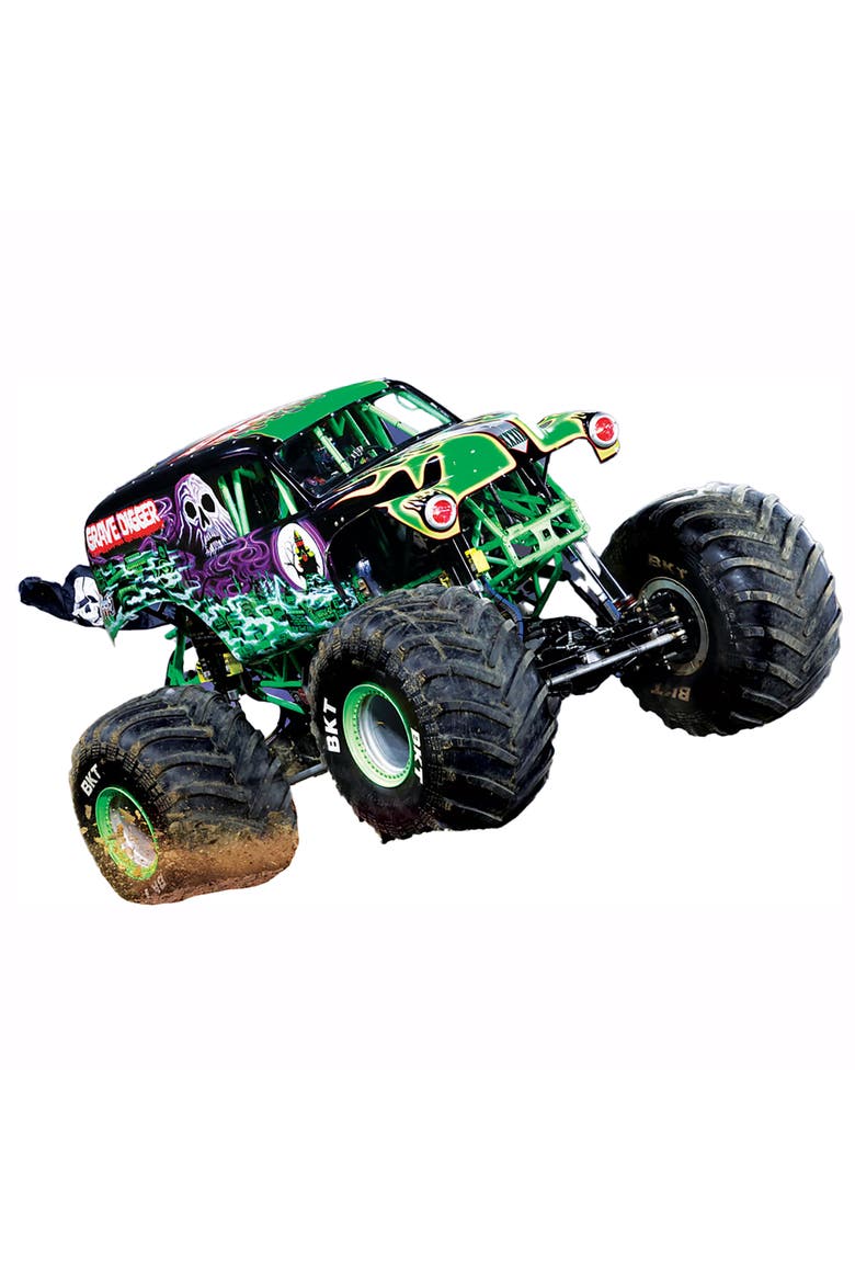 Monster Jam Puzzle & Lunch Box Grave Digger, 100Piece Jigsaw, Alternate, color, Multicolored