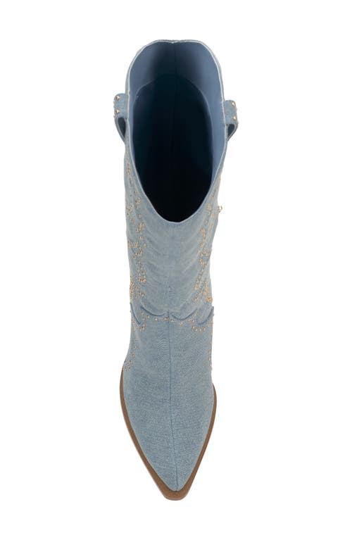 Jessica Simpson Zaikes Western Boot In Medium Blue