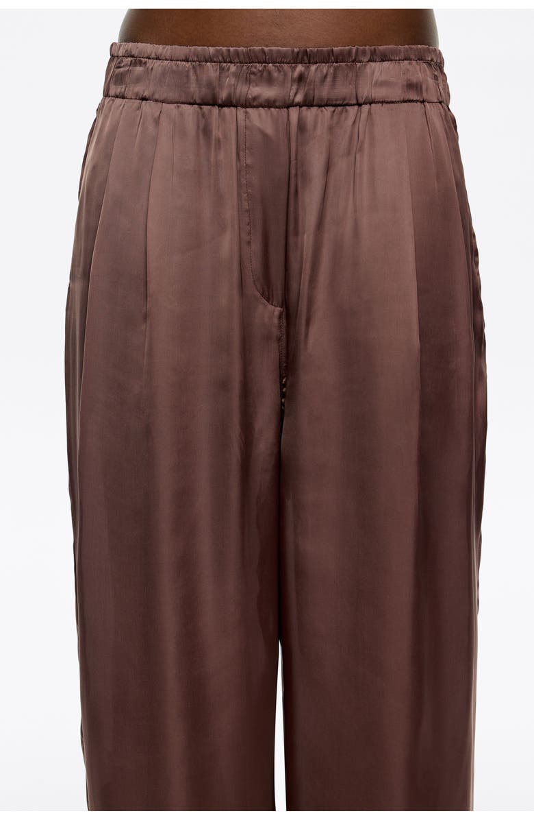 Bimba y Lola Darted Jogger Trousers, Alternate, color, Brown