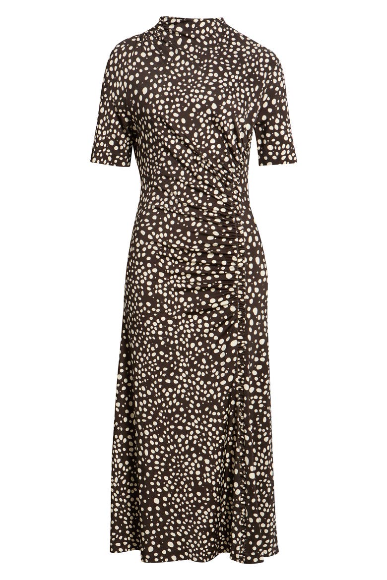 Endre Print Midi Dress, Main, color, MOLE DOT