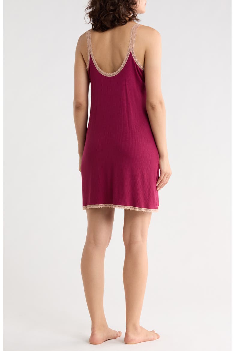 Revival Rib Chemise, Alternate, color, MULBERRY