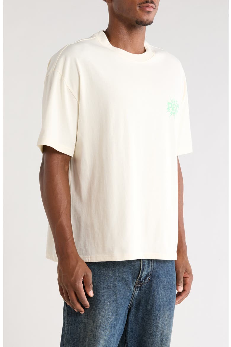 Logo Cotton Graphic T-Shirt, Alternate, color, CREAM