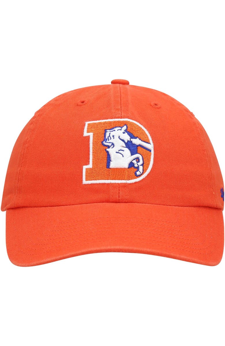 '47 Men's '47 Orange Denver Broncos Clean Up Legacy Adjustable Hat, Alternate, color, 