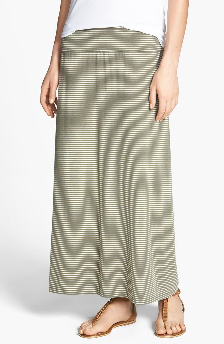 Two by Vince Camuto Teeny Stripe Maxi Skirt, Main, color, 
